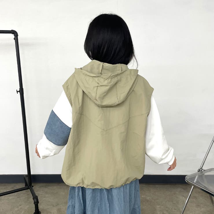 ナイロンフードベスト | non-hedge  | 詳細画像12 