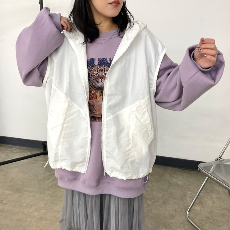 ナイロンフードベスト | non-hedge  | 詳細画像14 