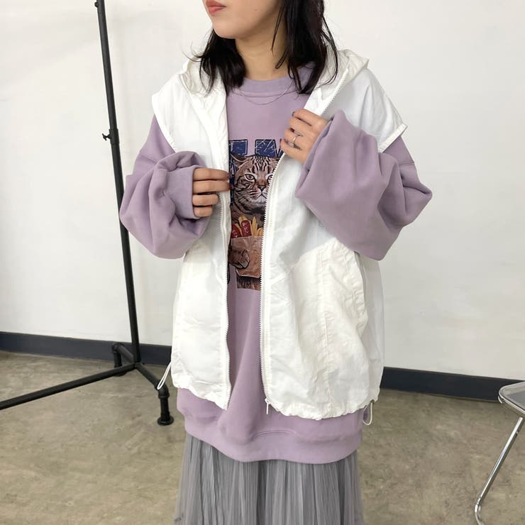 ナイロンフードベスト | non-hedge  | 詳細画像15 