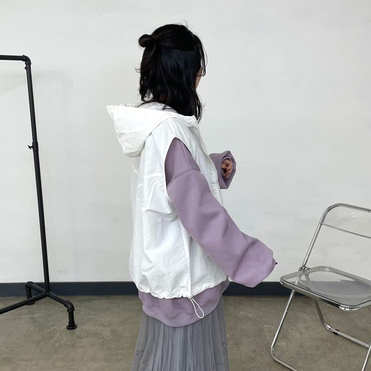 ナイロンフードベスト | non-hedge  | 詳細画像16 