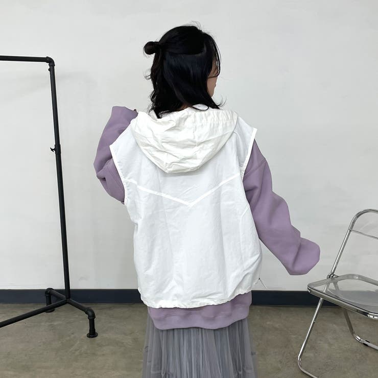 ナイロンフードベスト | non-hedge  | 詳細画像17 