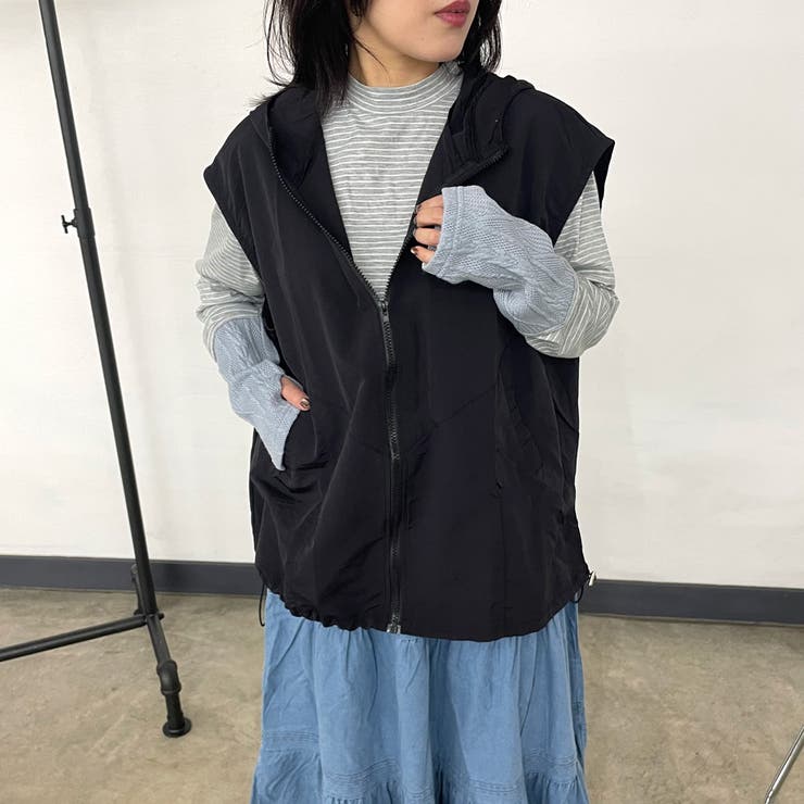 ナイロンフードベスト | non-hedge  | 詳細画像24 