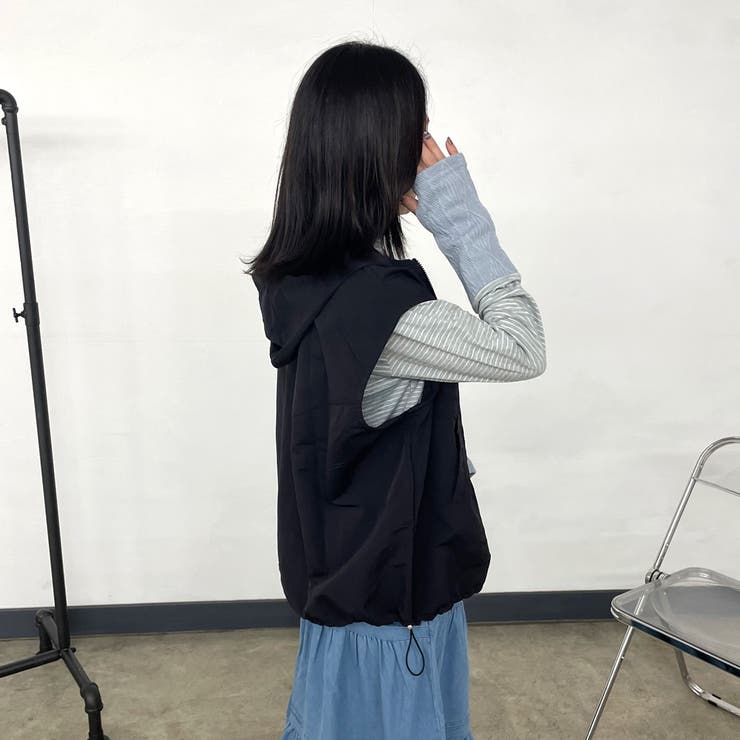 ナイロンフードベスト | non-hedge  | 詳細画像26 