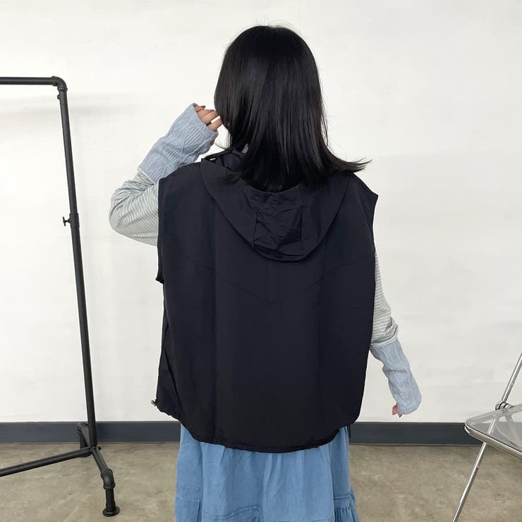 ナイロンフードベスト | non-hedge  | 詳細画像27 