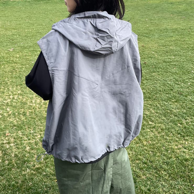 ナイロンフードベスト | non-hedge  | 詳細画像5 