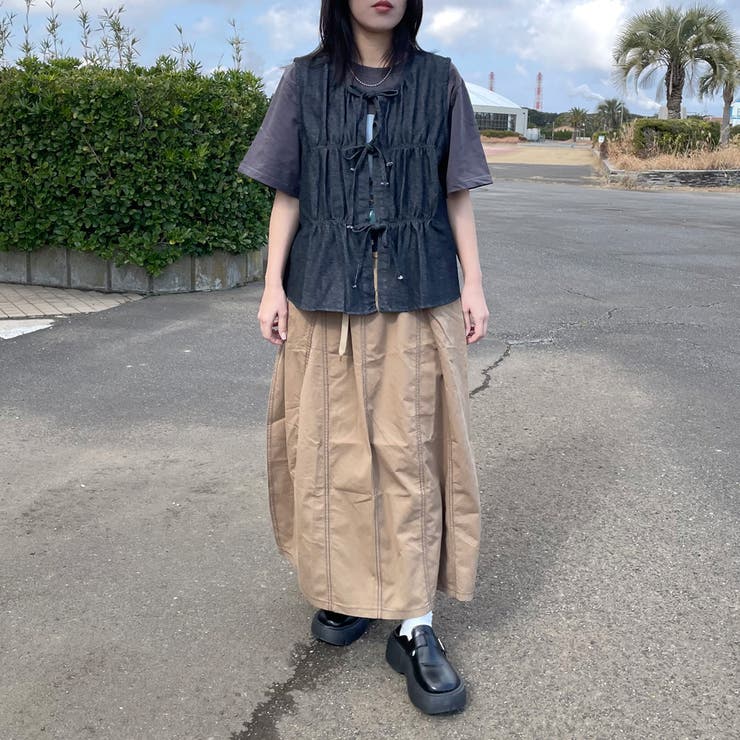 デニムリボンベスト | non-hedge  | 詳細画像9 