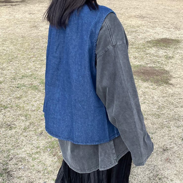 デニムリボンベスト | non-hedge  | 詳細画像17 