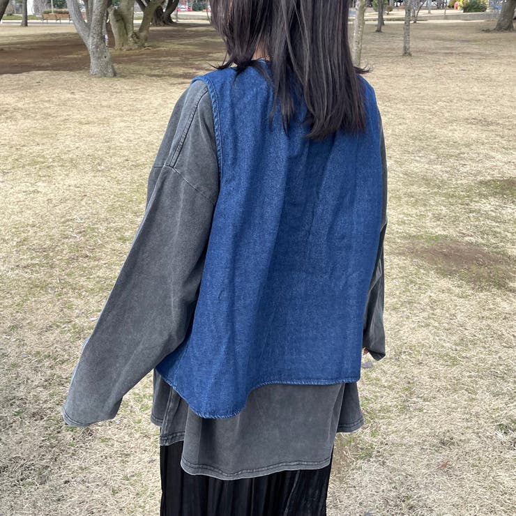 デニムリボンベスト | non-hedge  | 詳細画像18 