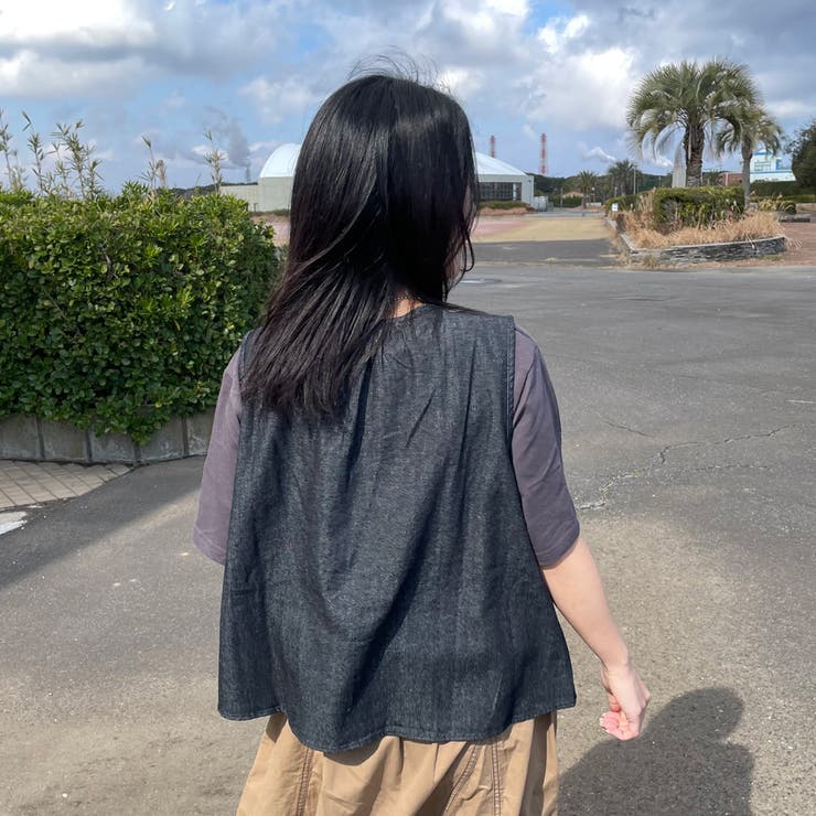 デニムリボンベスト | non-hedge  | 詳細画像8 