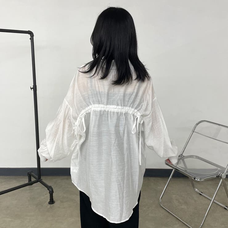 バックドロストシアーシャツ | non-hedge  | 詳細画像26 