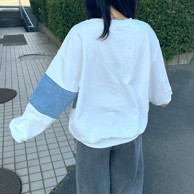 デニム切替プルオーバー | non-hedge  | 詳細画像19 
