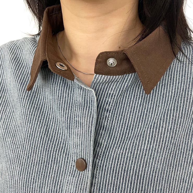 ヒッコリーバイカラーシャツ | non-hedge  | 詳細画像10 