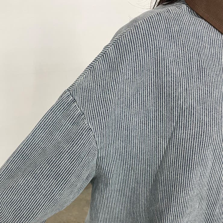 ヒッコリーバイカラーシャツ | non-hedge  | 詳細画像11 