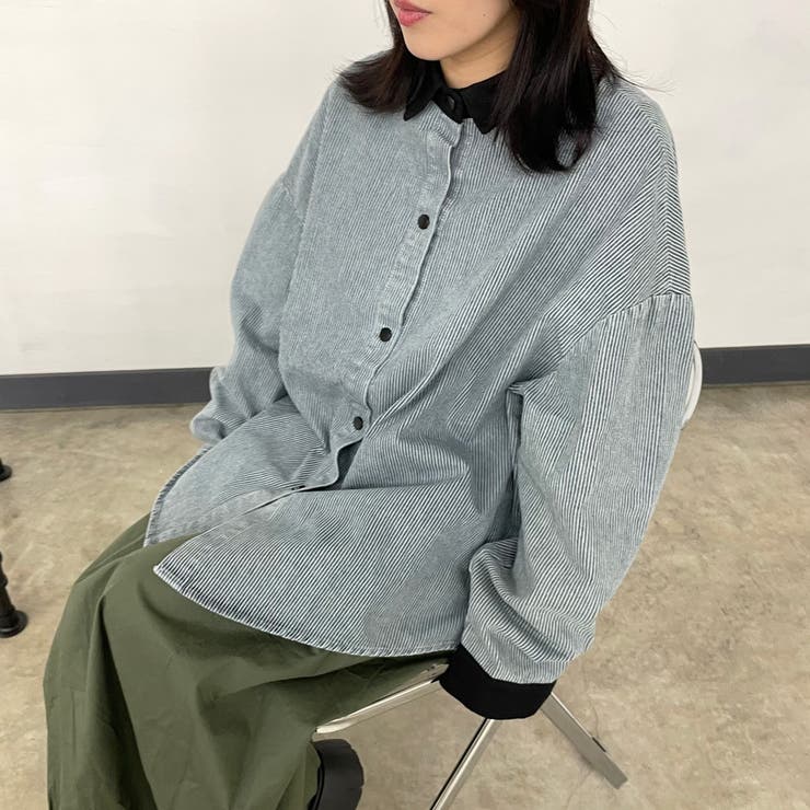 ヒッコリーバイカラーシャツ | non-hedge  | 詳細画像16 