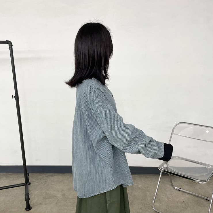 ヒッコリーバイカラーシャツ | non-hedge  | 詳細画像21 