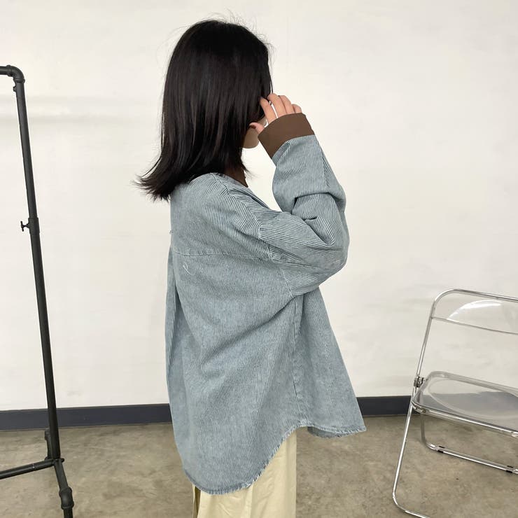 ヒッコリーバイカラーシャツ | non-hedge  | 詳細画像5 