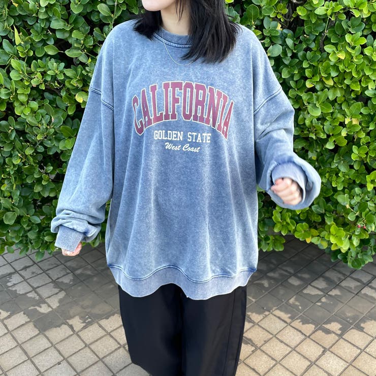 ネイビー | ピグメントロゴプルオーバー | non-hedge 