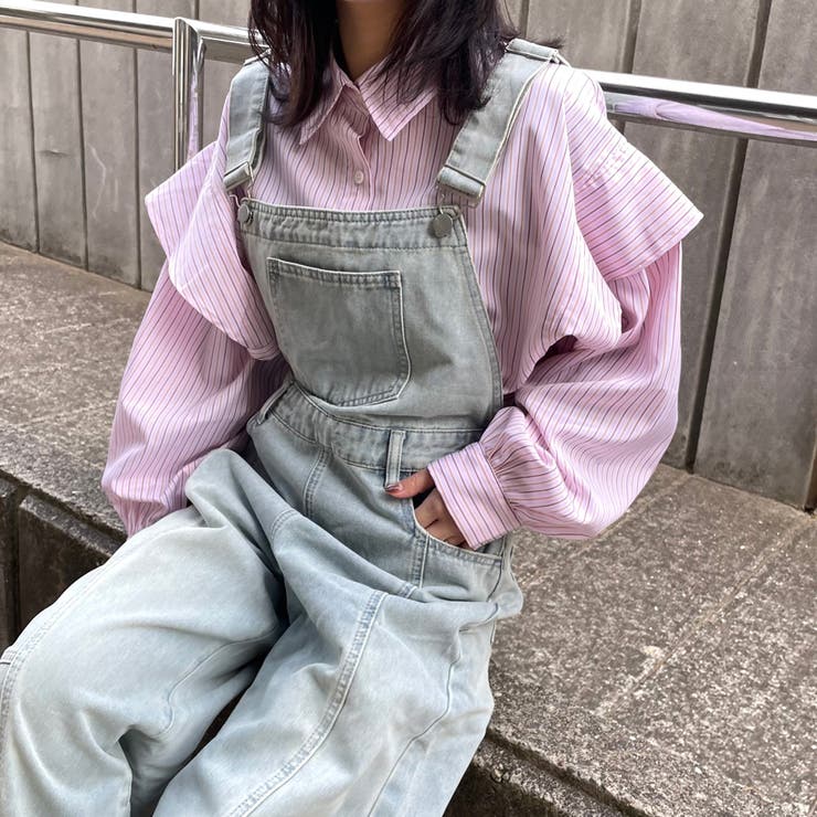 サックスブルー | デニムサロペット | non-hedge 