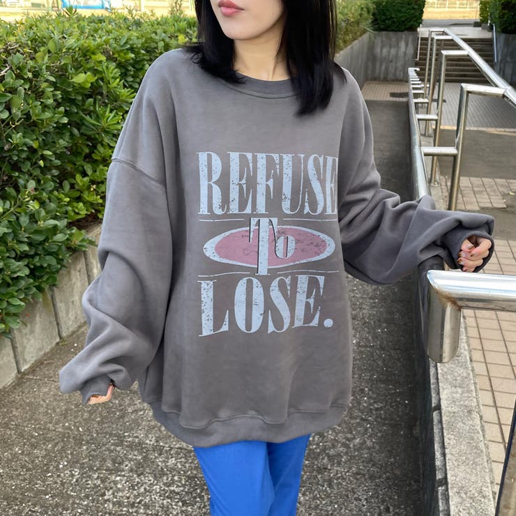 チャコール | ビッグロゴプルオーバー | non-hedge 