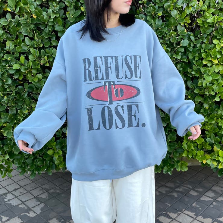 サックスブルー | ビッグロゴプルオーバー | non-hedge 