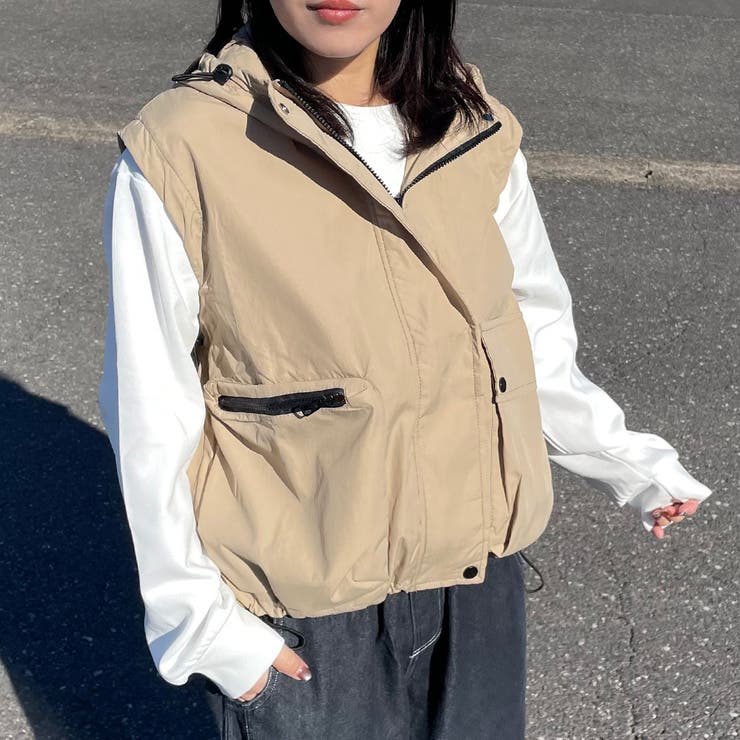 フードドロストベスト | non-hedge  | 詳細画像17 