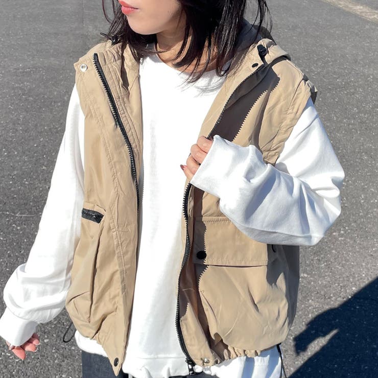 フードドロストベスト | non-hedge  | 詳細画像18 