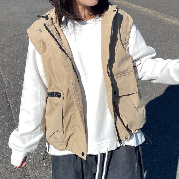 フードドロストベスト | non-hedge  | 詳細画像20 