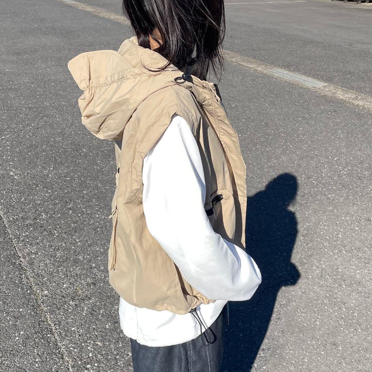 フードドロストベスト | non-hedge  | 詳細画像21 