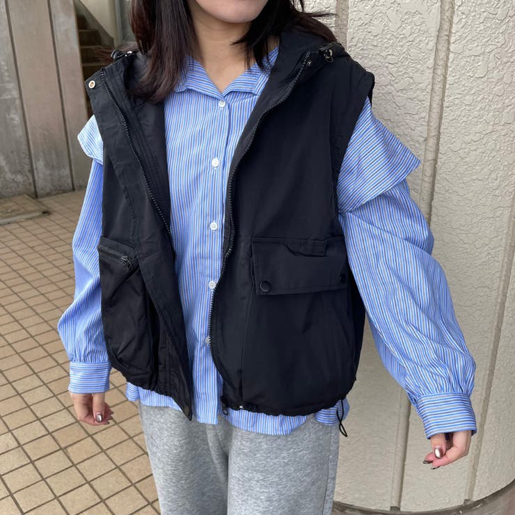 フードドロストベスト | non-hedge  | 詳細画像26 