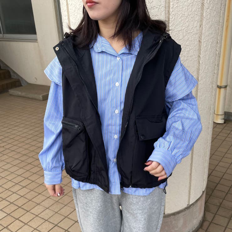 フードドロストベスト | non-hedge  | 詳細画像27 