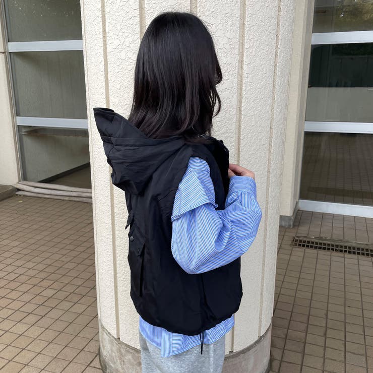 フードドロストベスト | non-hedge  | 詳細画像28 