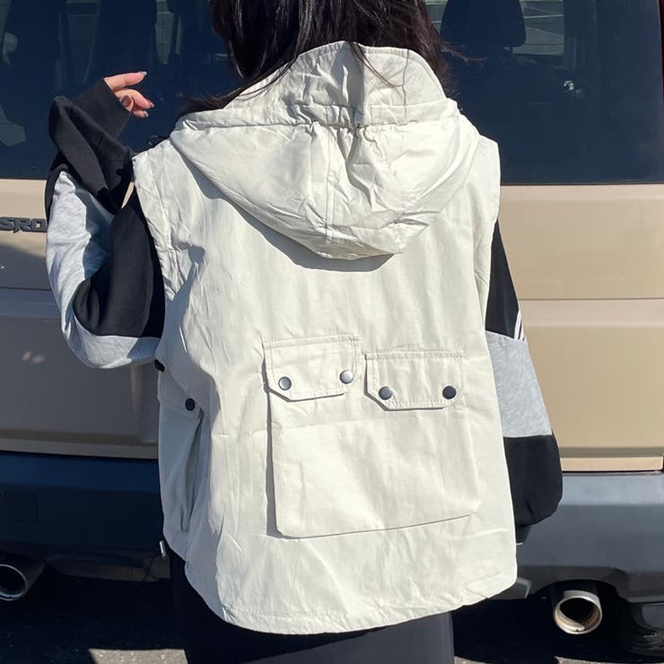 フードドロストベスト | non-hedge  | 詳細画像6 