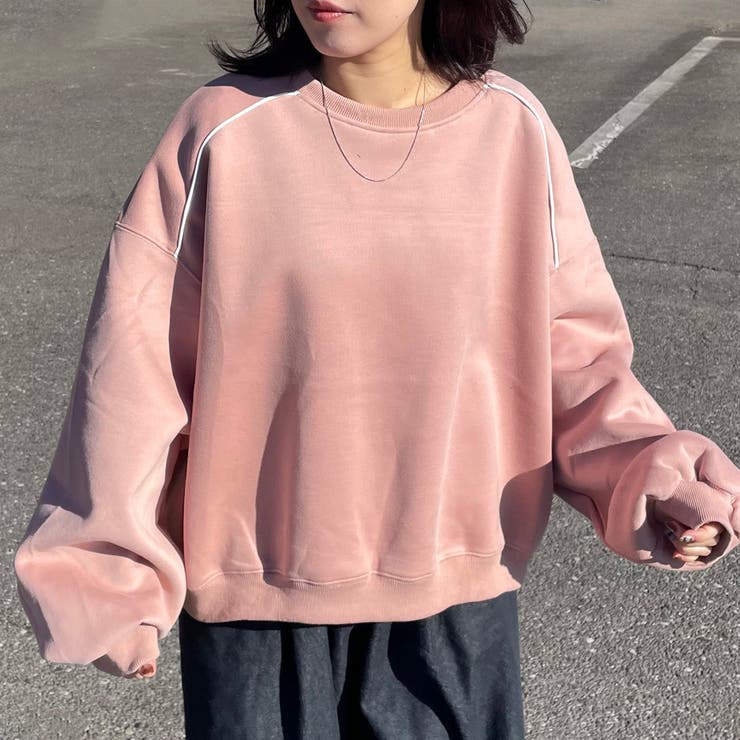 ピンク | パイピングプルオーバー | non-hedge 