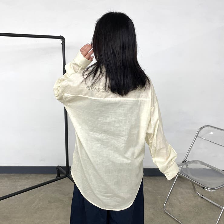 バックロゴスラブシャツ | non-hedge  | 詳細画像25 