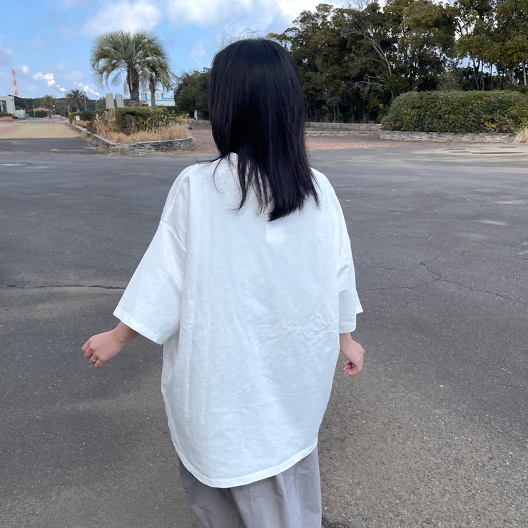ネコプリントビッグTシャツ | non-hedge  | 詳細画像7 