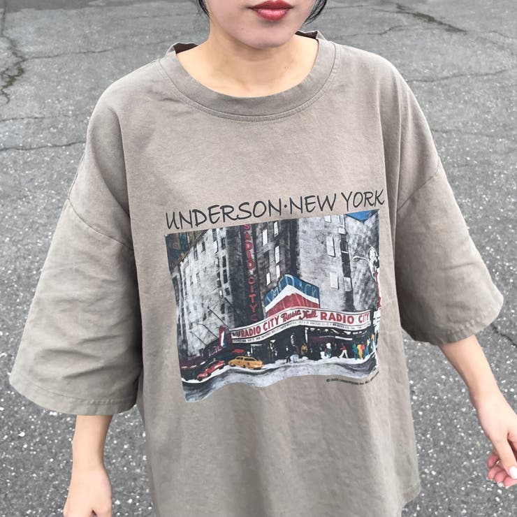 カーキ | 転写BIGTシャツ | non-hedge 
