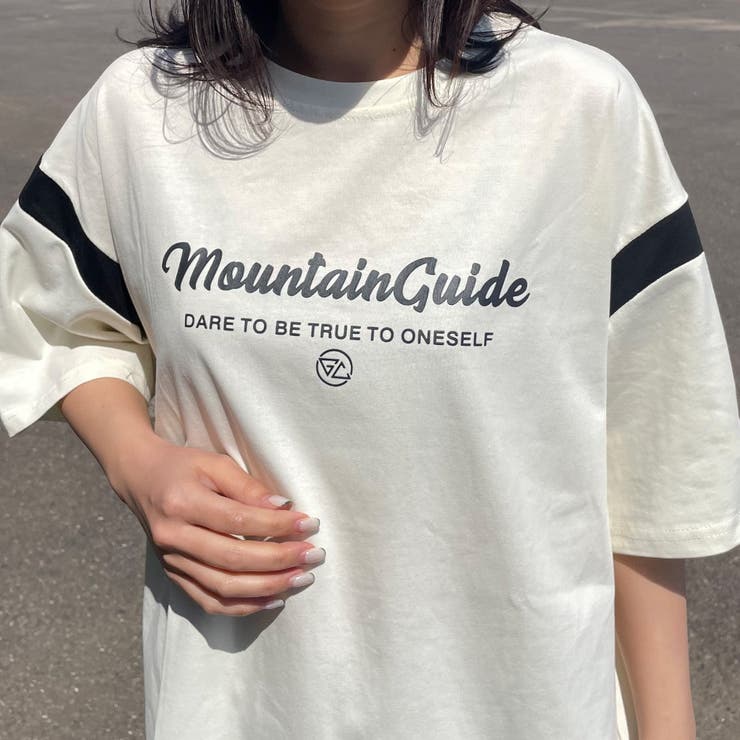 袖配色ロゴTシャツ | non-hedge  | 詳細画像1 