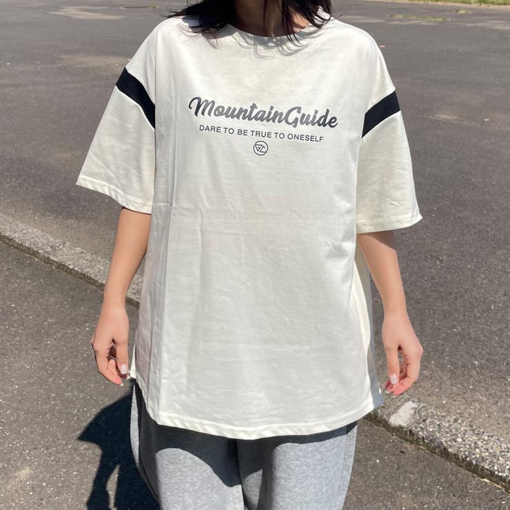 袖配色ロゴTシャツ | non-hedge  | 詳細画像3 
