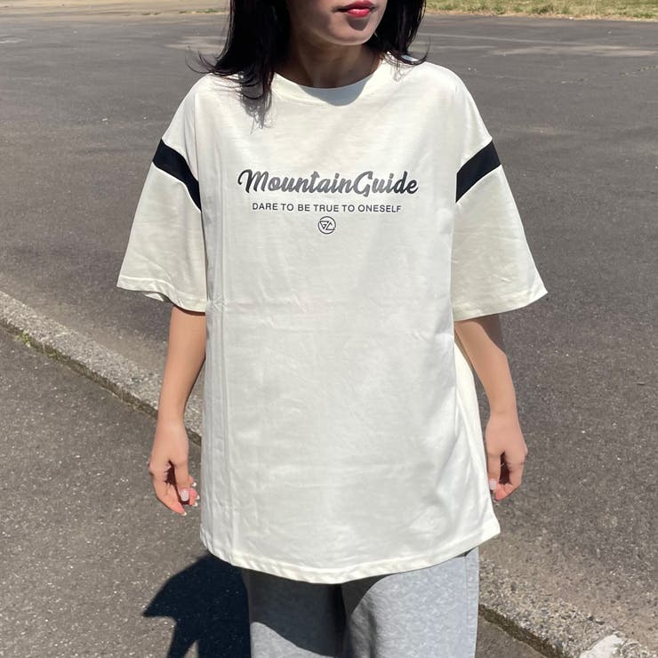 袖配色ロゴTシャツ | non-hedge  | 詳細画像4 