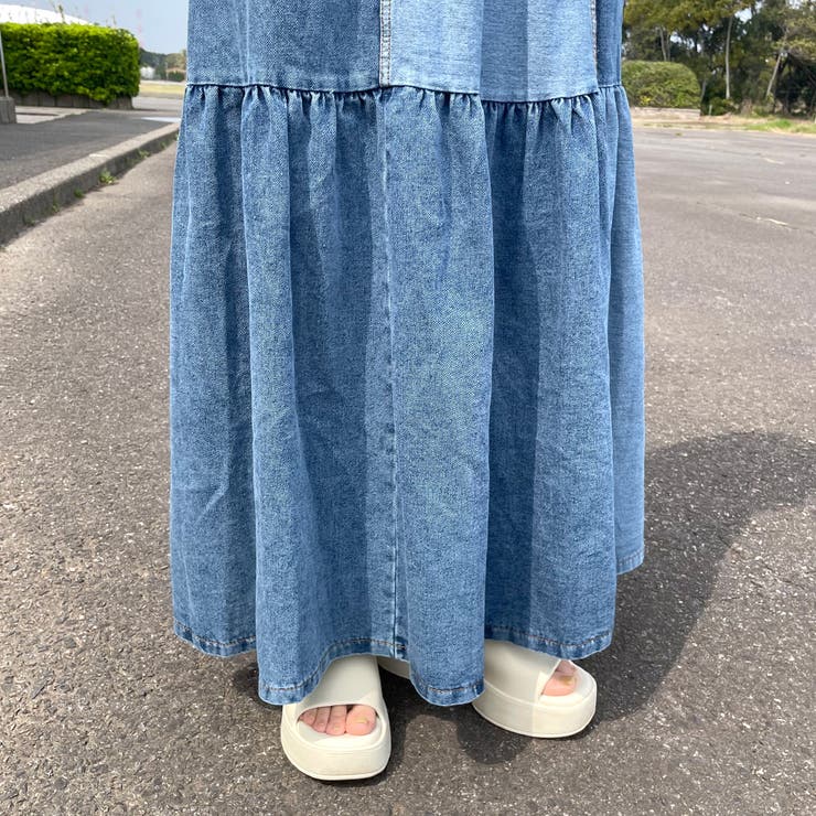 デニム配色スカート | non-hedge  | 詳細画像24 