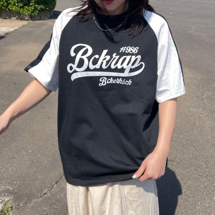 ラグラン配色ロゴTシャツ | non-hedge  | 詳細画像1 