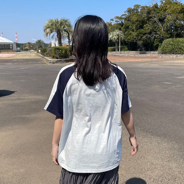 ラグラン配色ロゴTシャツ | non-hedge  | 詳細画像20 
