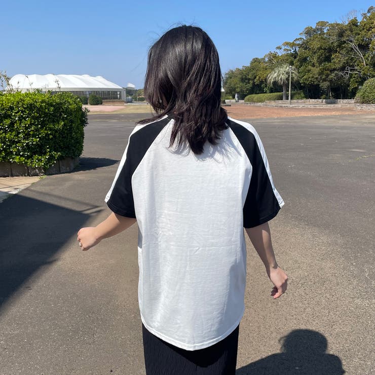 ラグラン配色ロゴTシャツ | non-hedge  | 詳細画像27 