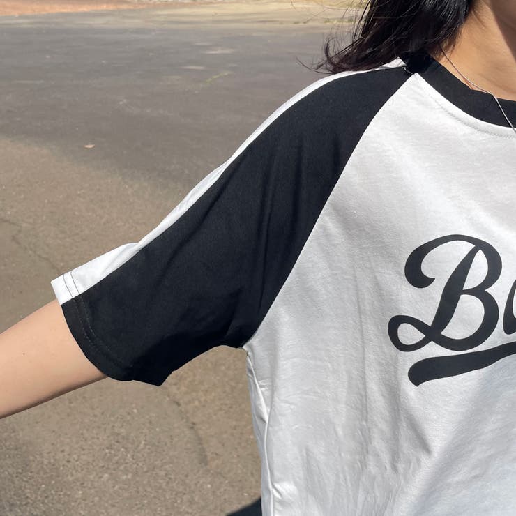 ラグラン配色ロゴTシャツ | non-hedge  | 詳細画像29 