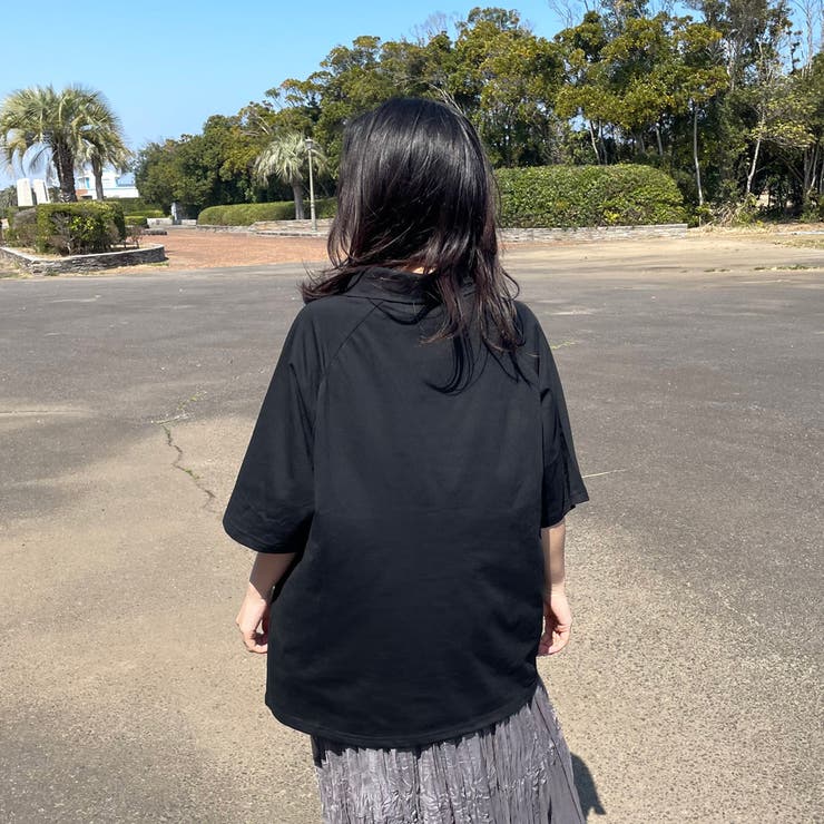 襟付きラグランゲームTシャツ | non-hedge  | 詳細画像12 