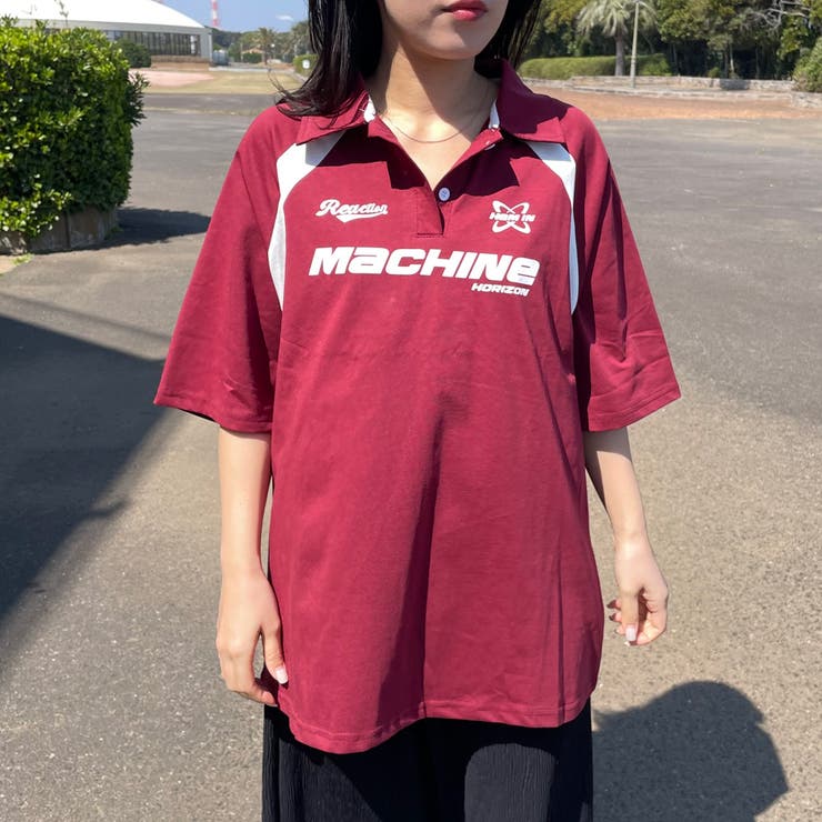 襟付きラグランゲームTシャツ | non-hedge  | 詳細画像2 