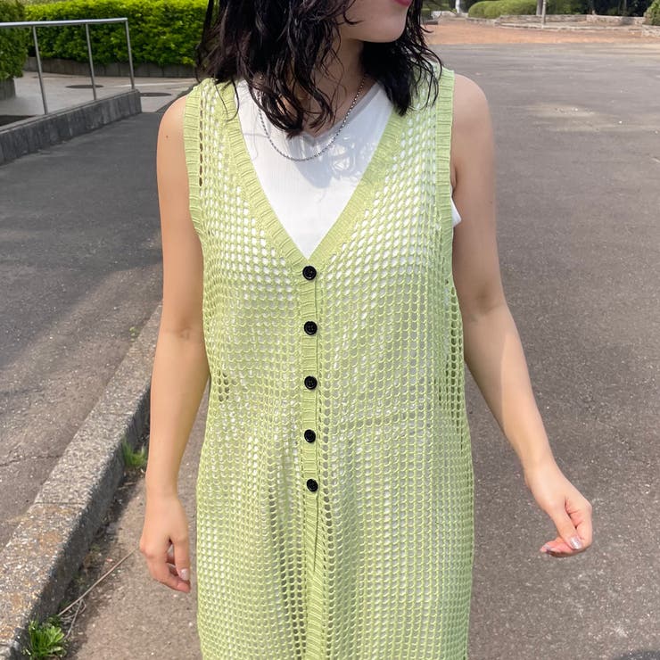 ライム | メッシュボタンジレ | non-hedge 