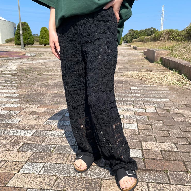 ブラック | クロシェパンツ | non-hedge 