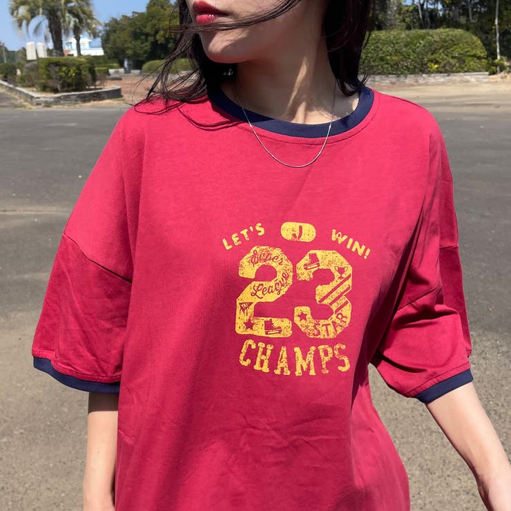 レッド | リンガーロゴBIGTシャツ | non-hedge 
