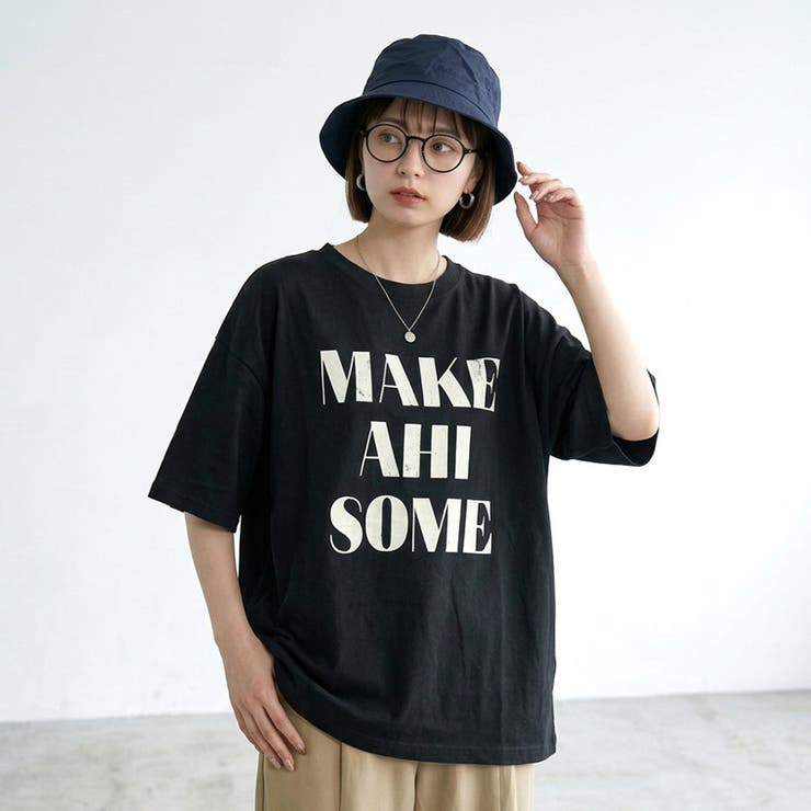 ブラック | スラブロゴBIGTシャツ | non-hedge 